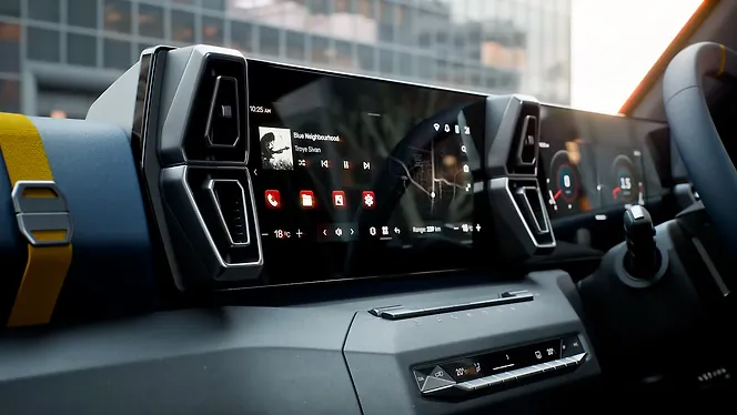 Mahindra Vision S Compact SUV Infotainment System