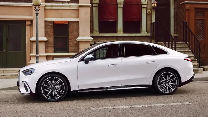 Mercedes-Benz C-Class EV Left Side View
