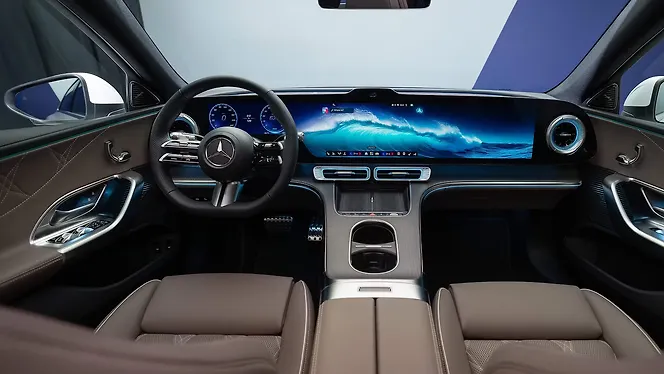 Mercedes-Benz C-Class EV Dashboard