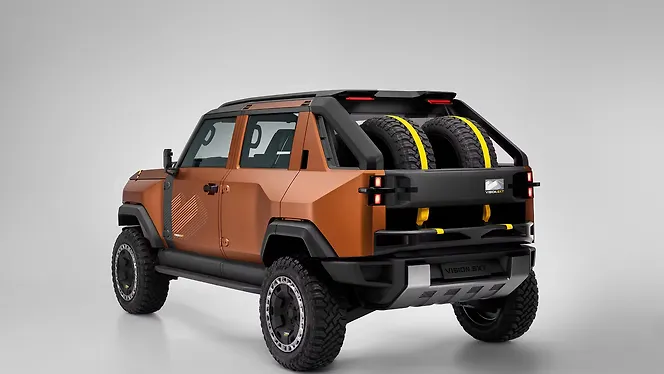 Mahindra Vision SXT Left Rear Three Quarter