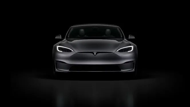 Tesla Model S Front View