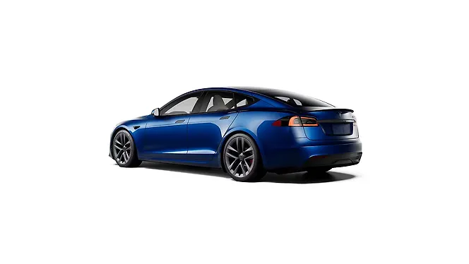 Tesla Model S Left Rear Three Quarter
