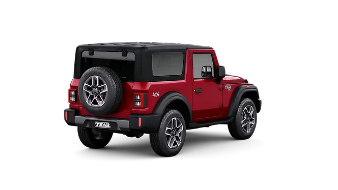 Mahindra Thar OG Right Rear Three Quarter