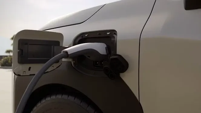 Hyundai sub-compact EV SUV EV Car Charging Input Plug