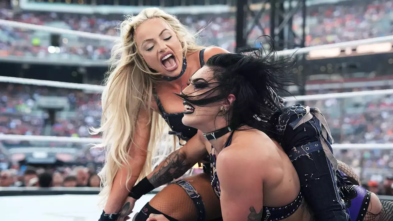 Liv Morgan Rhea Ripley Netflix RAW Liv Morgan Rhea Ripley Netflix RAW