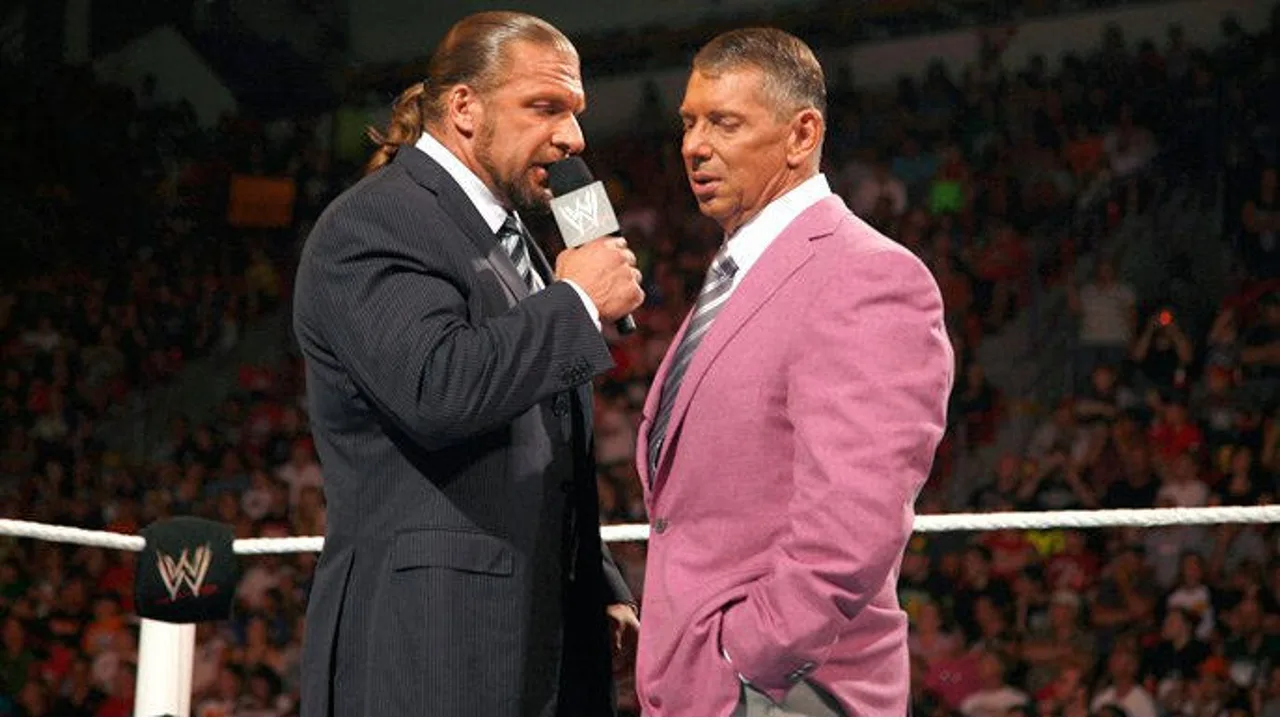 Triple H Vince McMahon