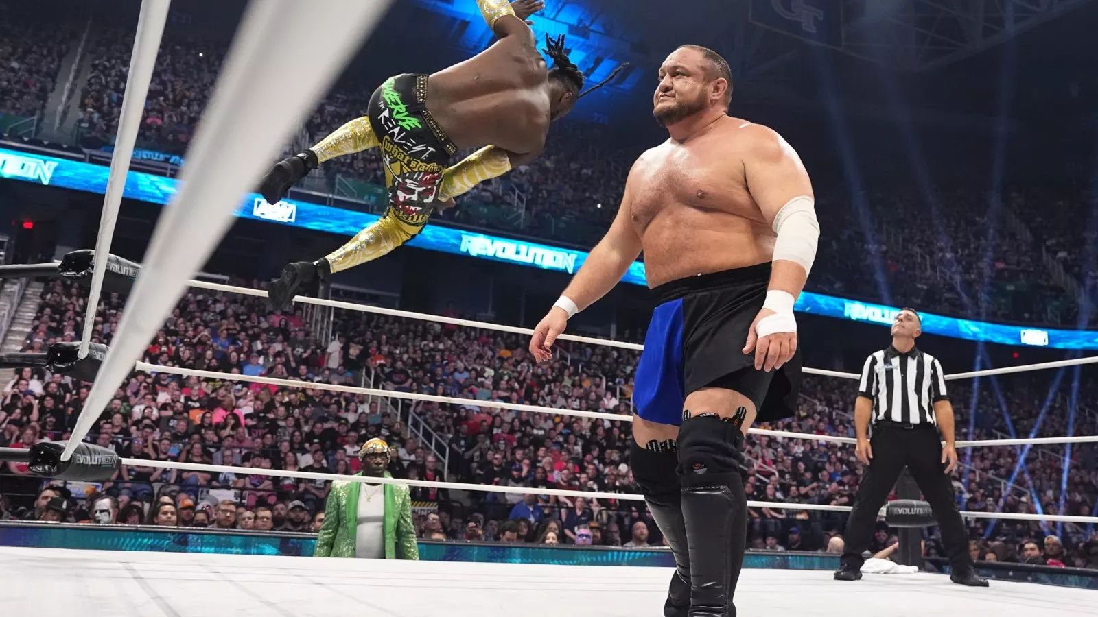Aew Swerve Strickland Samoa Joe Aew Swerve Strickland Samoa Joe