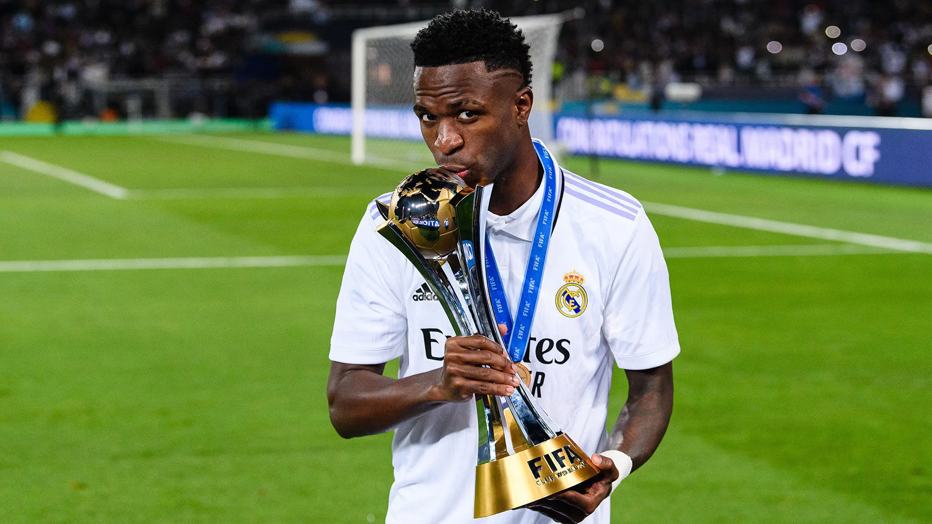 Vinicius with Club World Cup Vinicius with Club World Cup