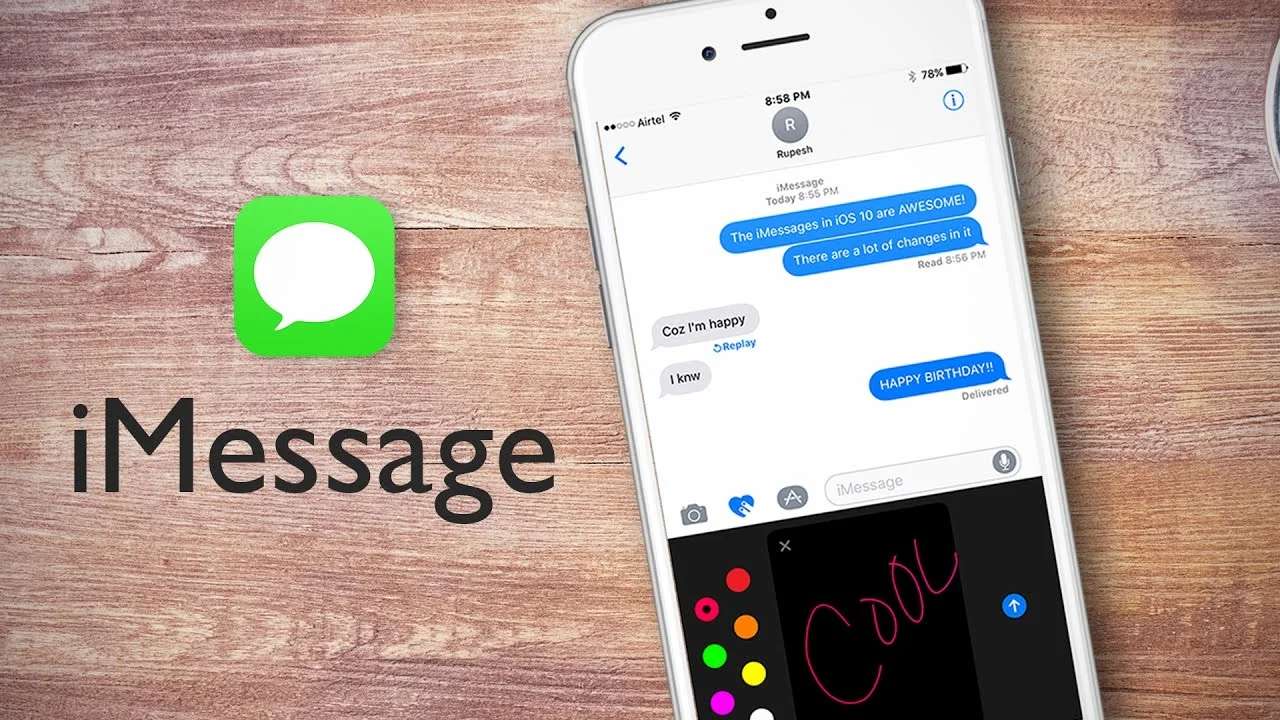 WhatsApp iMessage