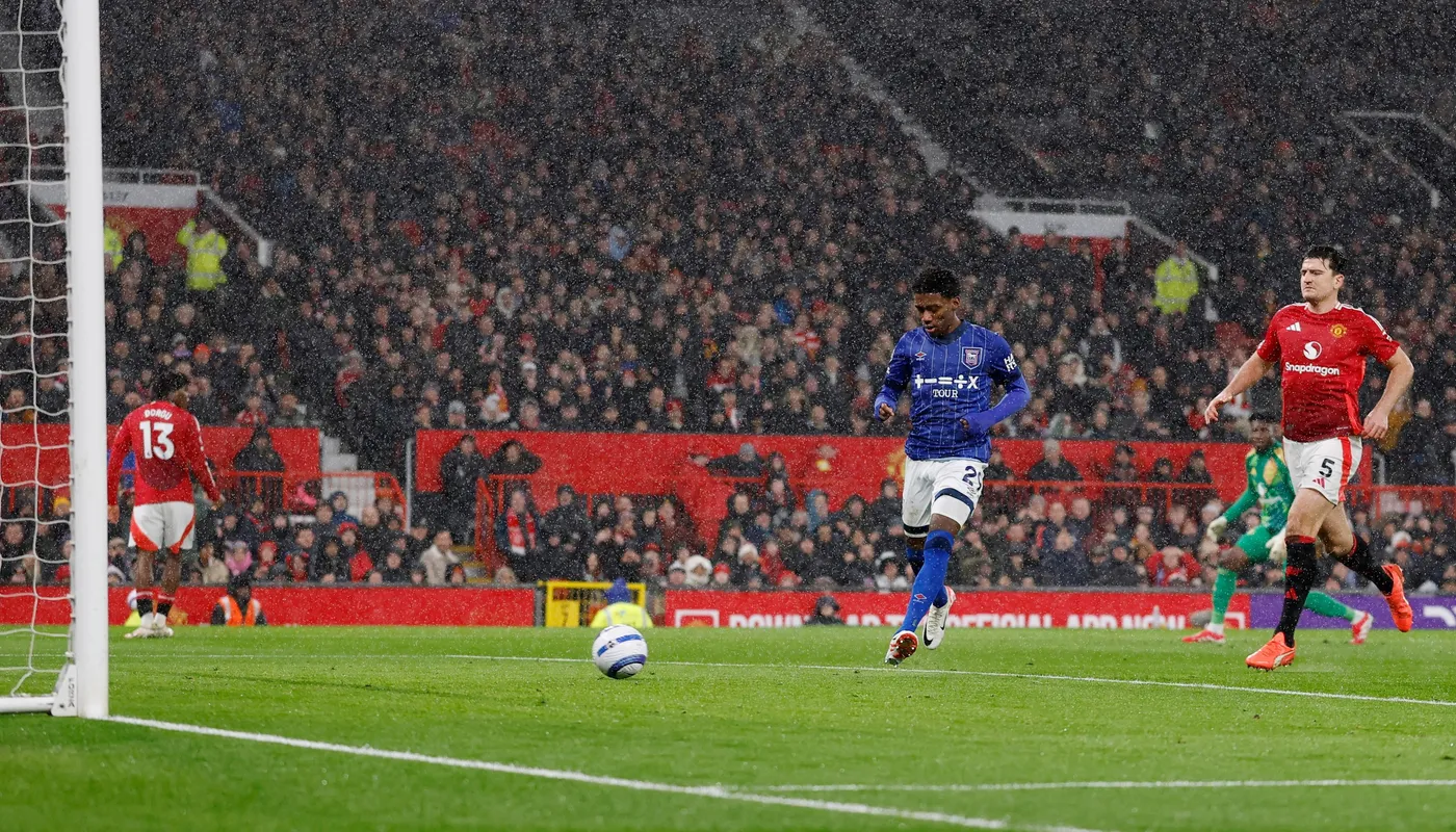Philogene scoring open goal against Manchester United Philogene scoring open goal against Manchester United
