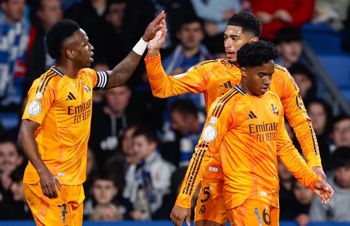 Real Sociedad Vs Real Madrid in CDR Semifinal First Leg