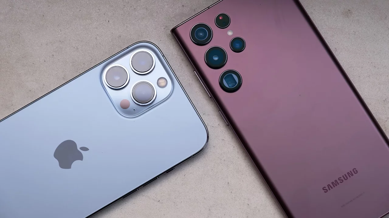 Samsung, iPhone