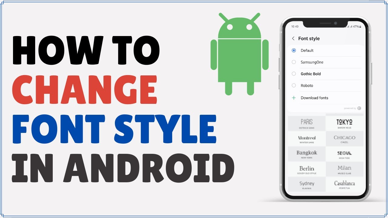 Android Font