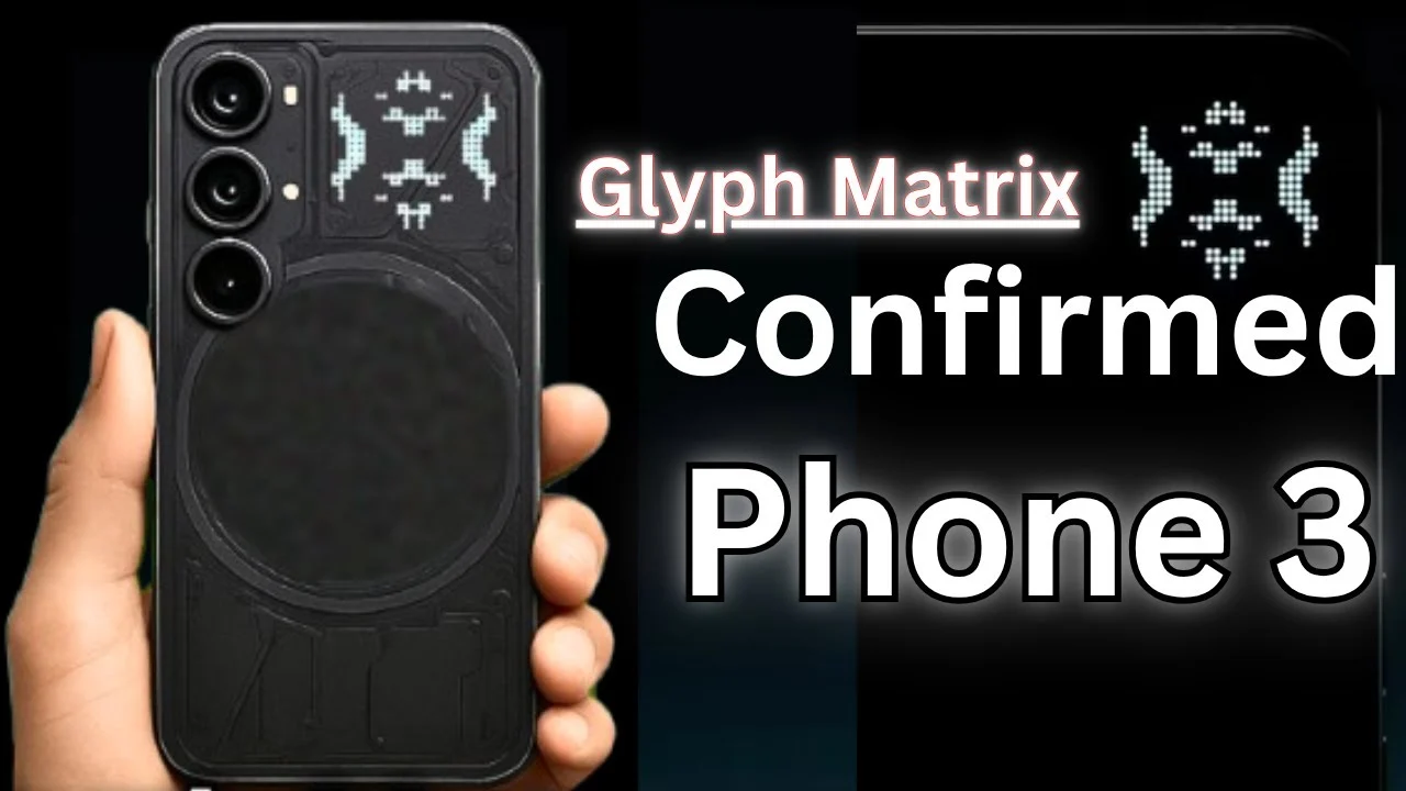 Glyph Matrix in Nothing Phone 3