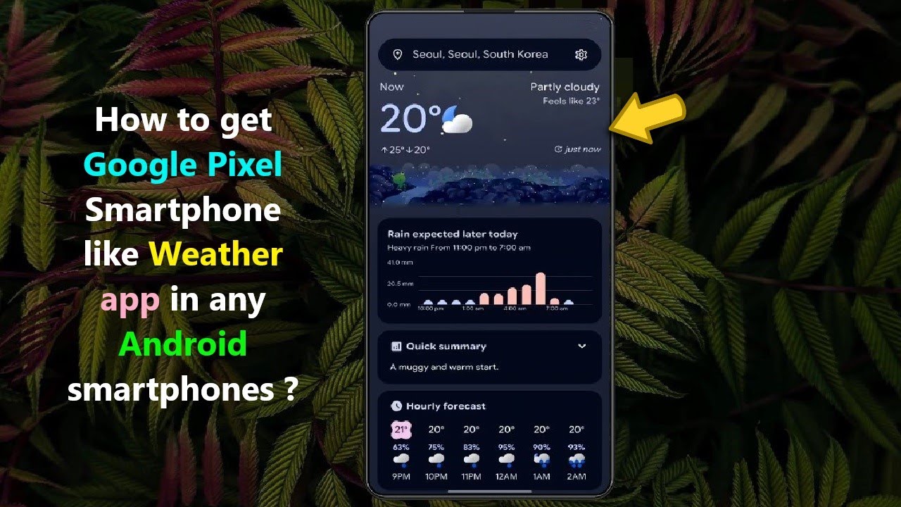 Google Pixel Weather App 2