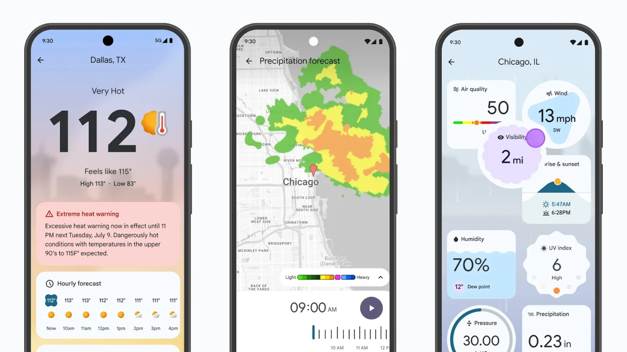 Google Pixel Weather App 3