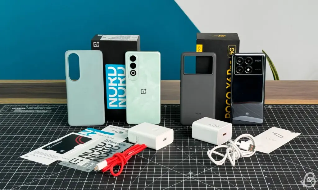 Nord CE 4 Vs POCO X6 Pro Box Contents Nord CE 4 Vs POCO X6 Pro Box Contents