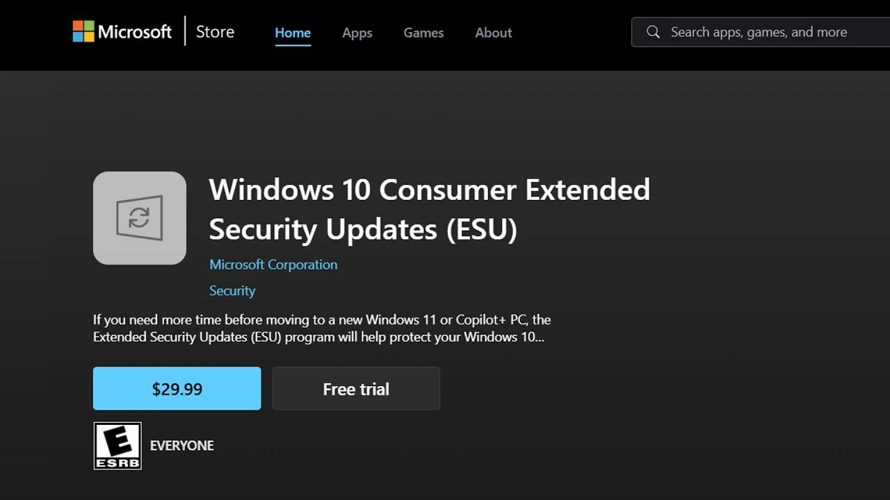 Windows 10 ESU 2 Windows 10 ESU 2