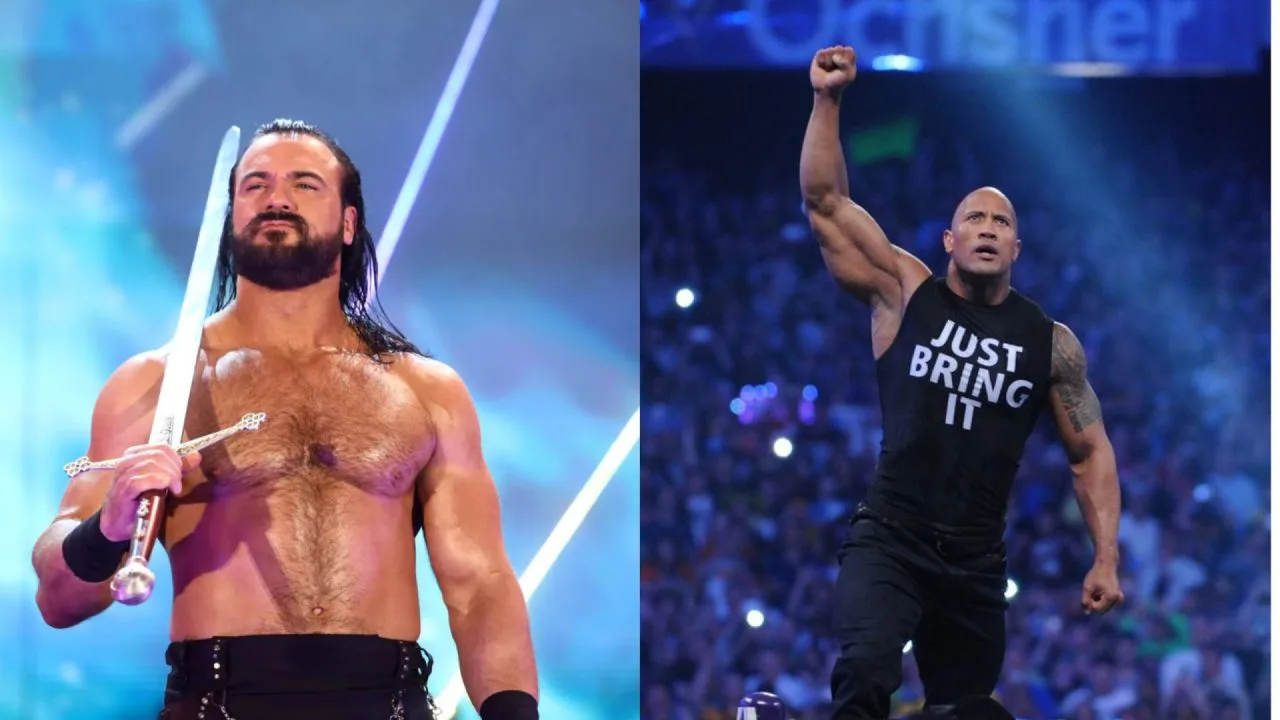 Drew Mcintyre The Rock Wwe 1280x720