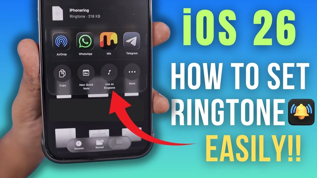 IPhone Ringtone On IOS