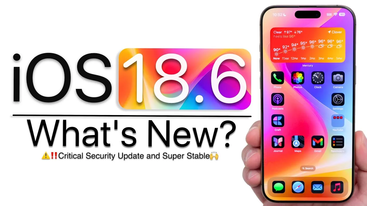 iOS 18.6