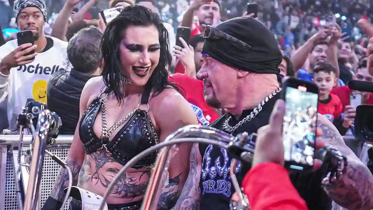 Undertaker And Rhea Ripley