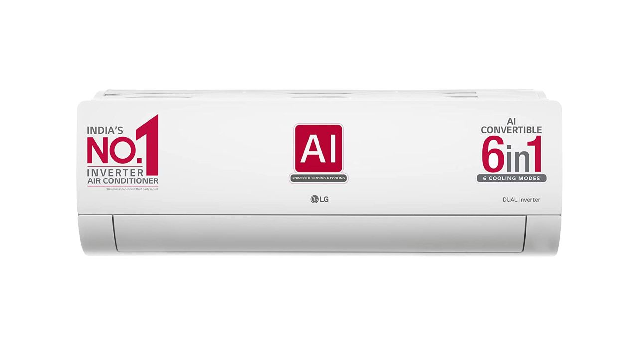 lg 15 ton 5 star ai dual inverter split ac