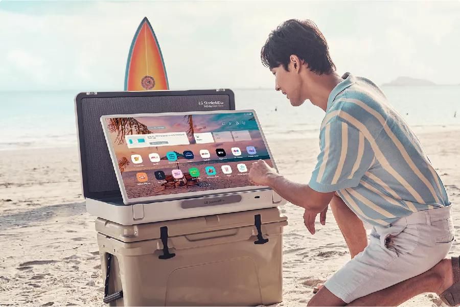 lg standby me go brightness control