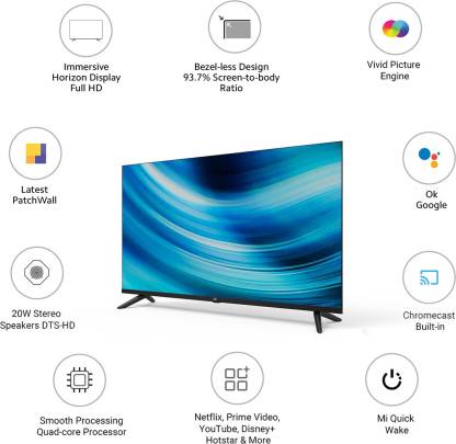 Mi TV 4A Horizon Full HD LED 40 Inch (102 cm) | Smart TV