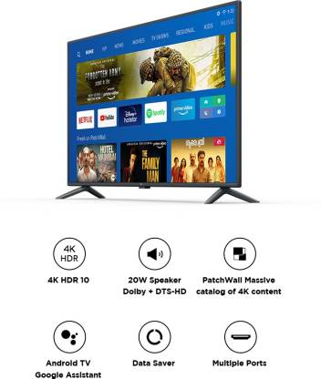Mi TV 4X 4K LED 50 Inch (127 cm) | Smart TV