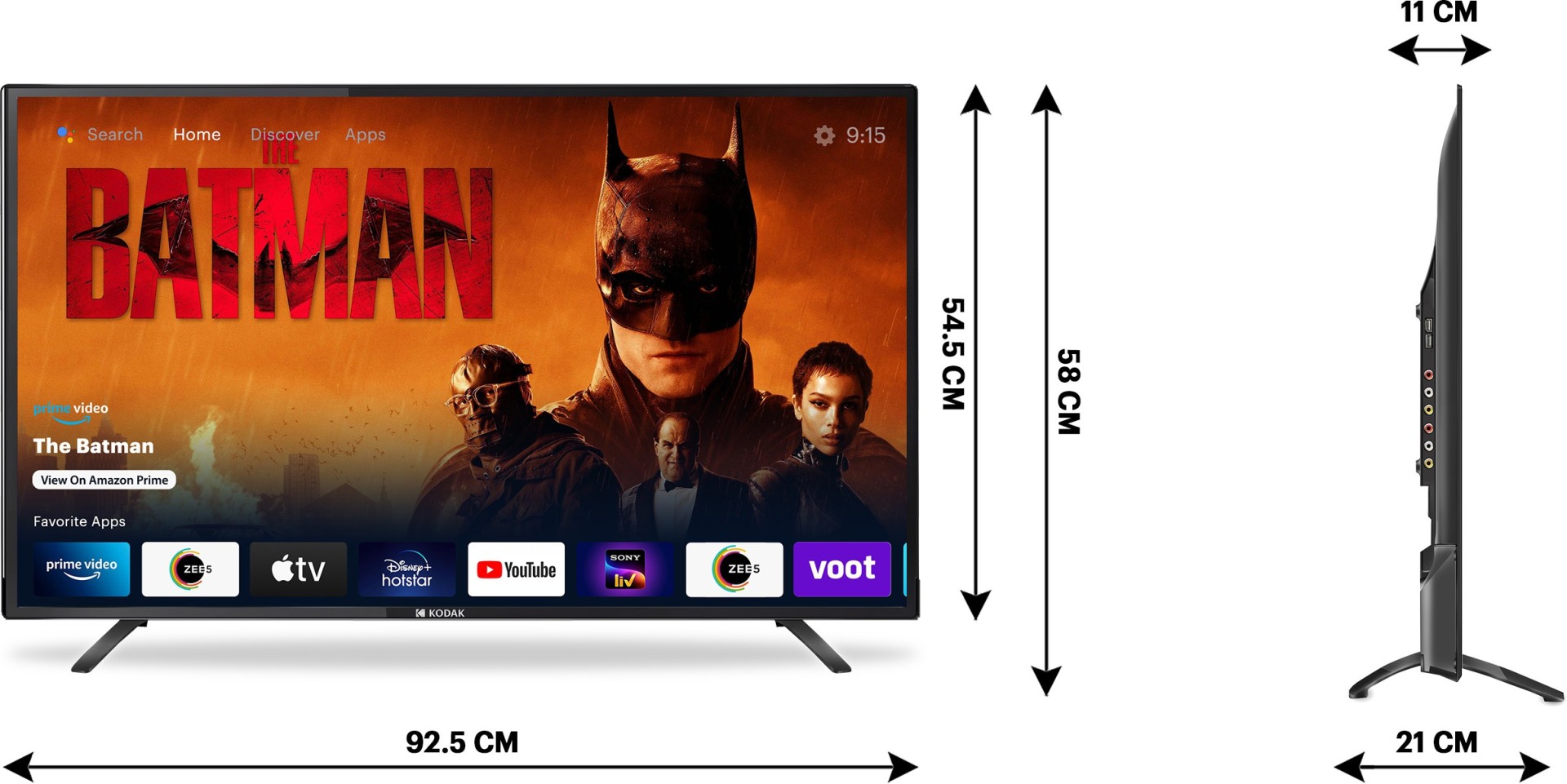 40FHDX7XPRO Full HD LED 40 Inch (102 cm) | Smart TV