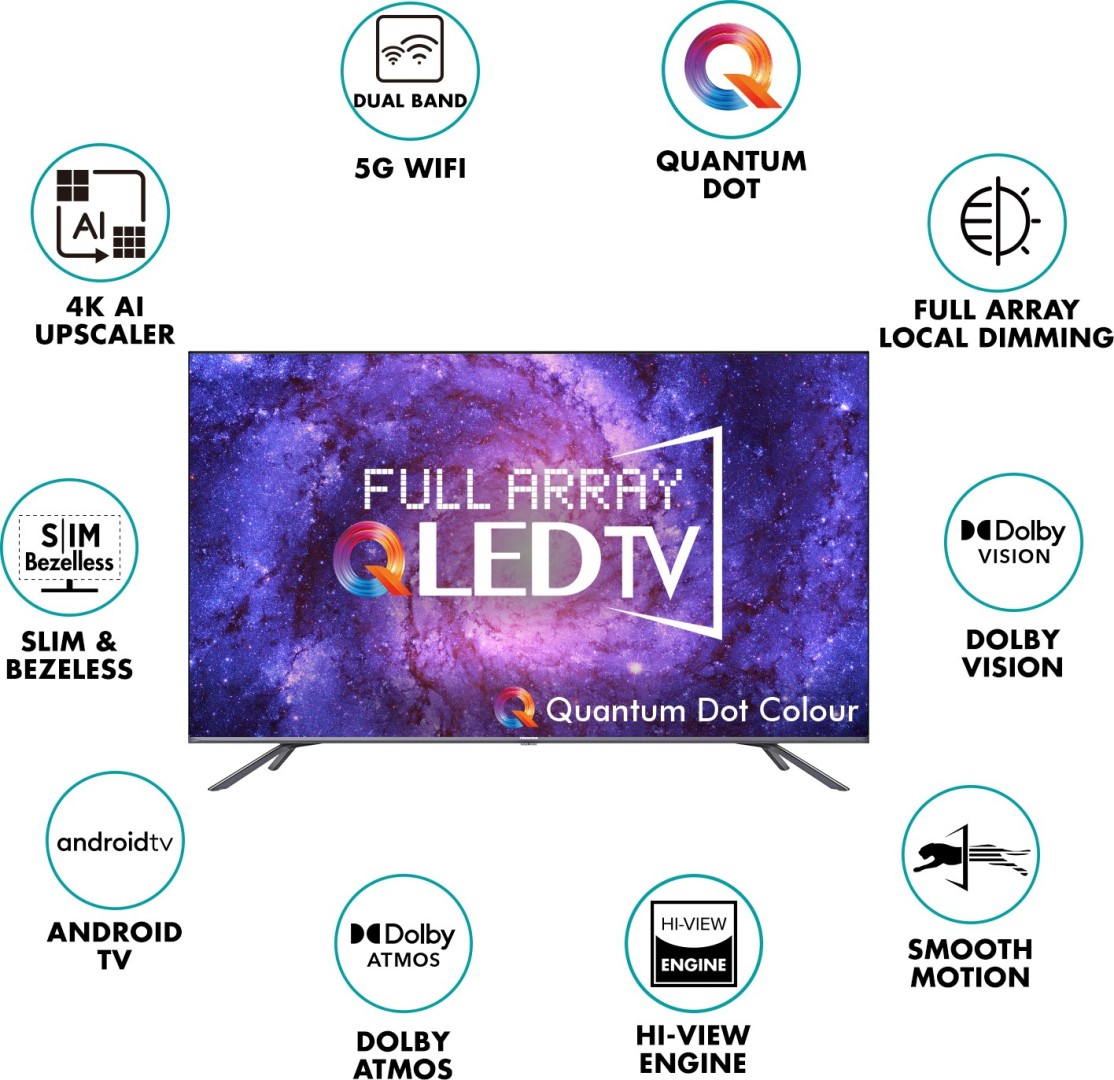 55U6G 4K QLED 55 Inch (140 cm) | Smart TV