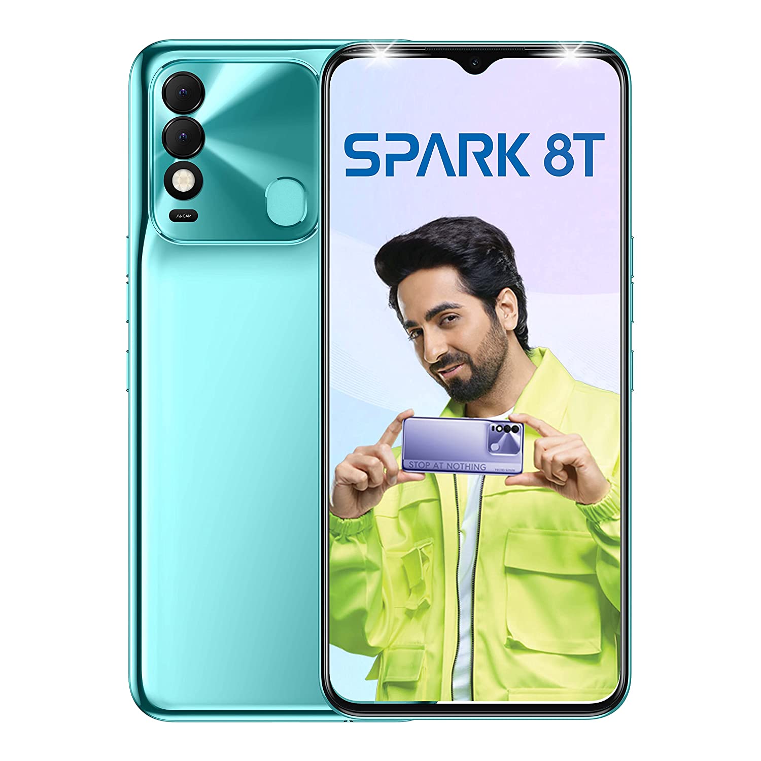 Spark 8T 4 GB RAM 64 GB Storage Cyan