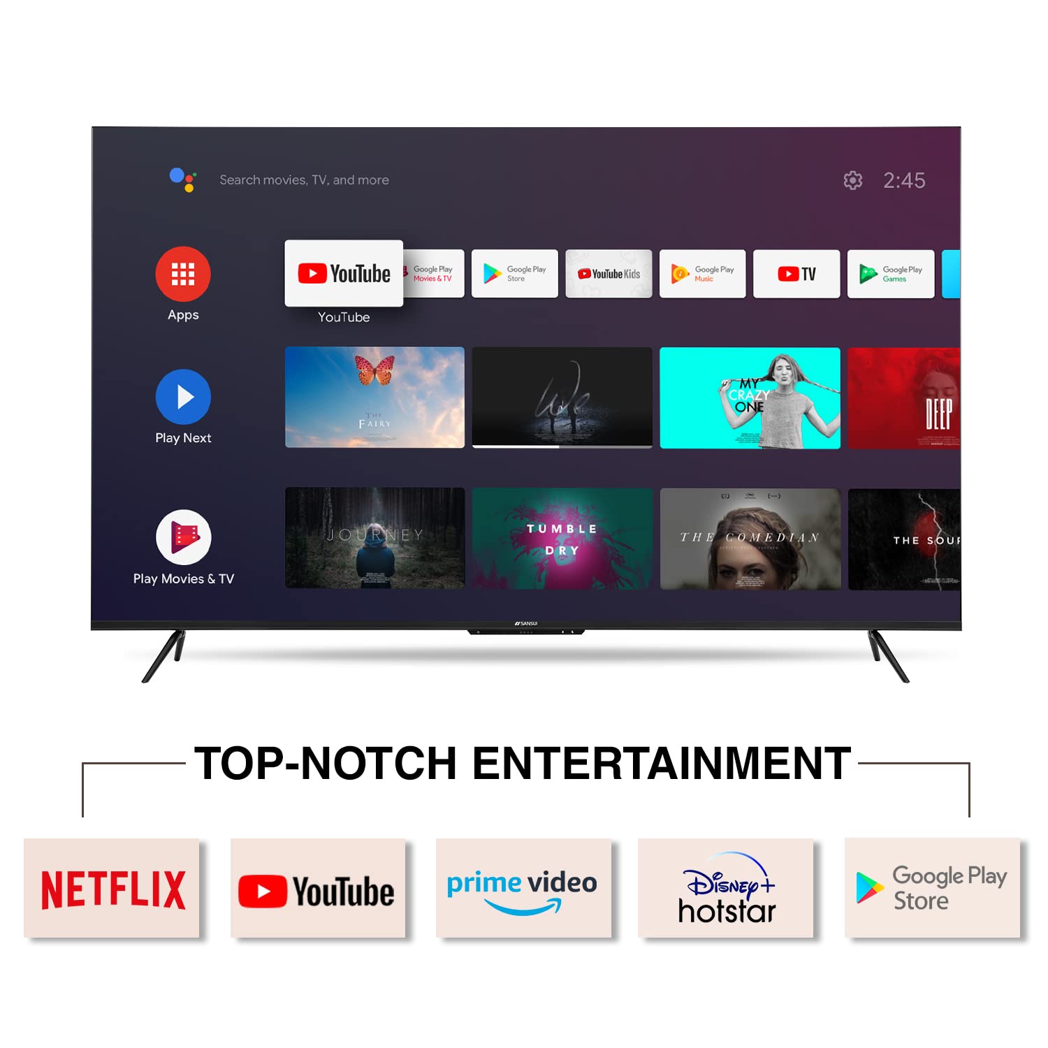 JSW55ASUHD 4K LED 55 Inch (140 cm) | Smart TV
