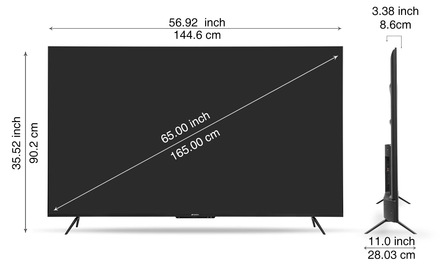 JSW55ASUHD 4K LED 55 Inch (140 cm) | Smart TV