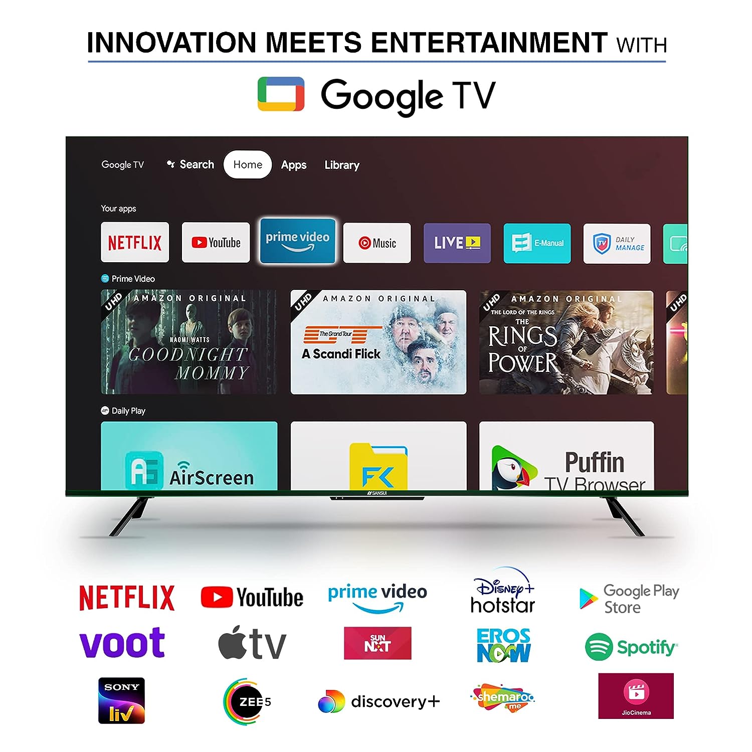JSW55ASUHD 4K LED 55 Inch (140 cm) | Smart TV