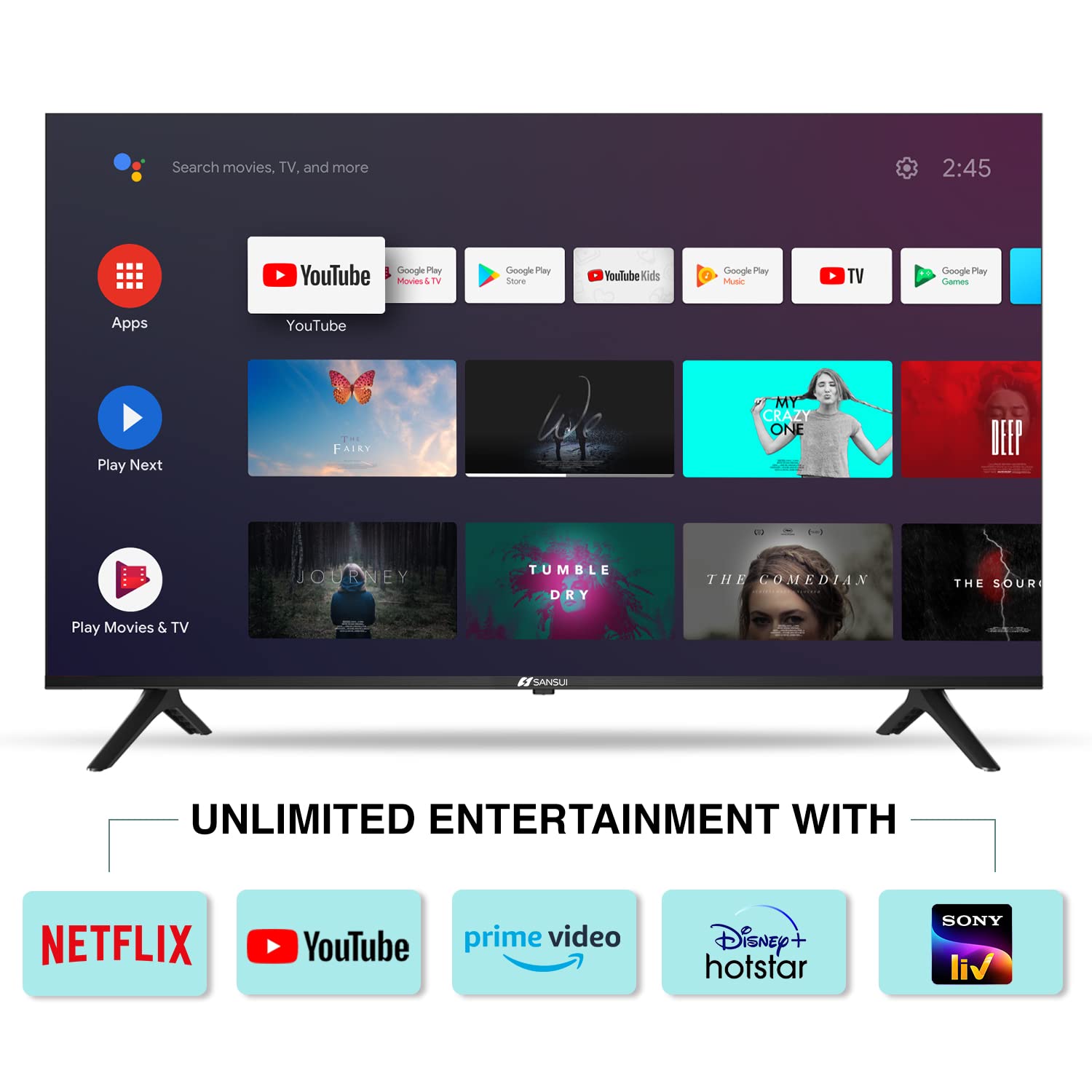 JSW50ASUHD 4K LED 50 Inch (127 cm) | Smart TV
