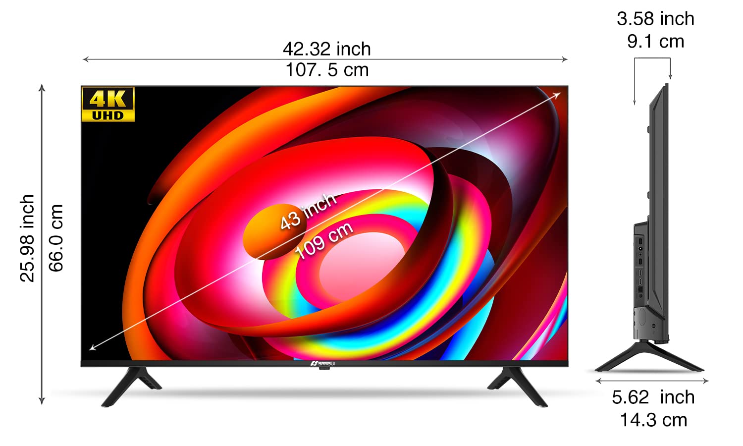 JSW50ASUHD 4K LED 50 Inch (127 cm) | Smart TV
