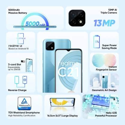 C21 3 GB RAM 32 GB Storage Blue