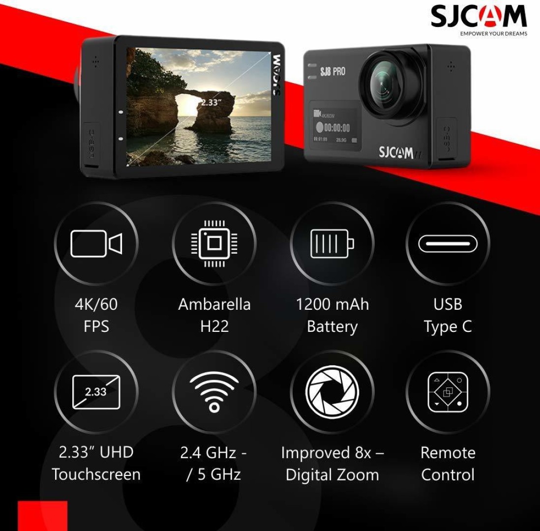 SJ8 Pro Sports & Action Camera