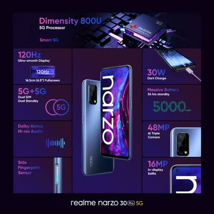 Narzo 30 Pro 6 GB RAM 64 GB Storage Black 5