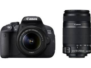 Canon EOS 700D Double Zoom (EF S18 - 55 mm IS II and EF S55 - 250 mm II) Digital SLR Camera
