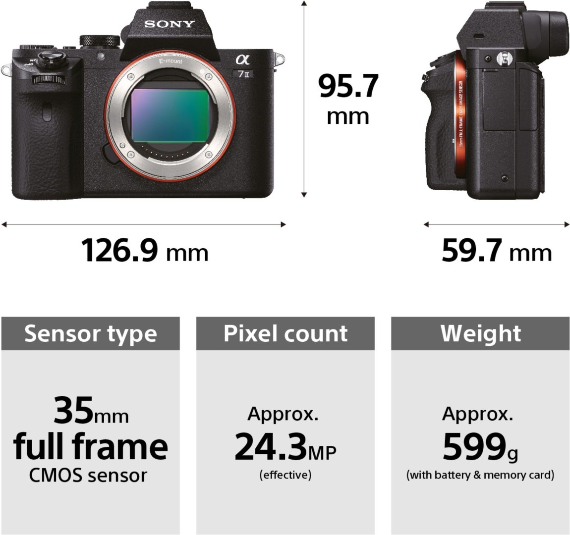 Alpha ILCE-7M2K (SEL2870) Mirrorless Camera