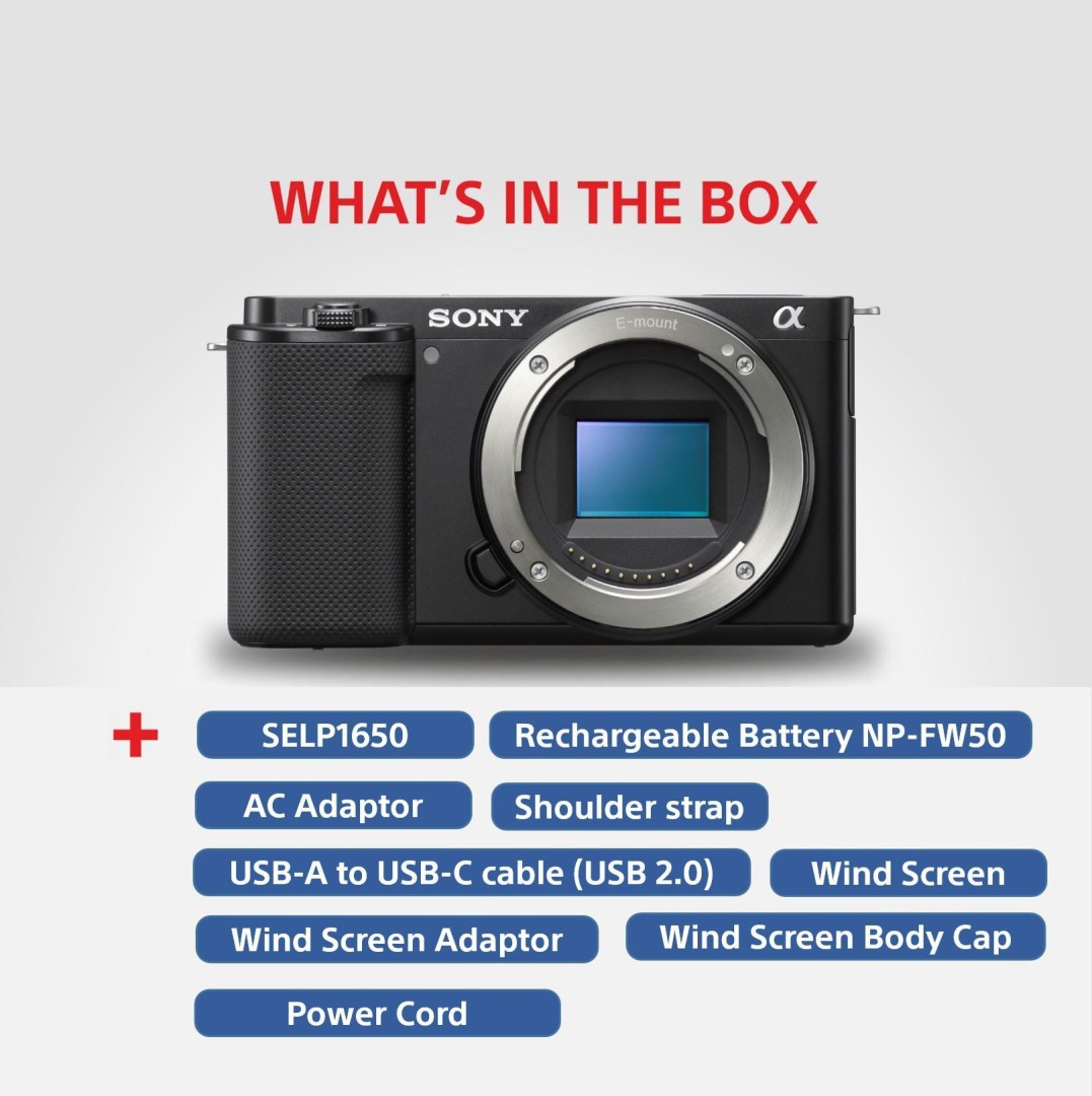 ZV-E10 (Body) Mirrorless Camera