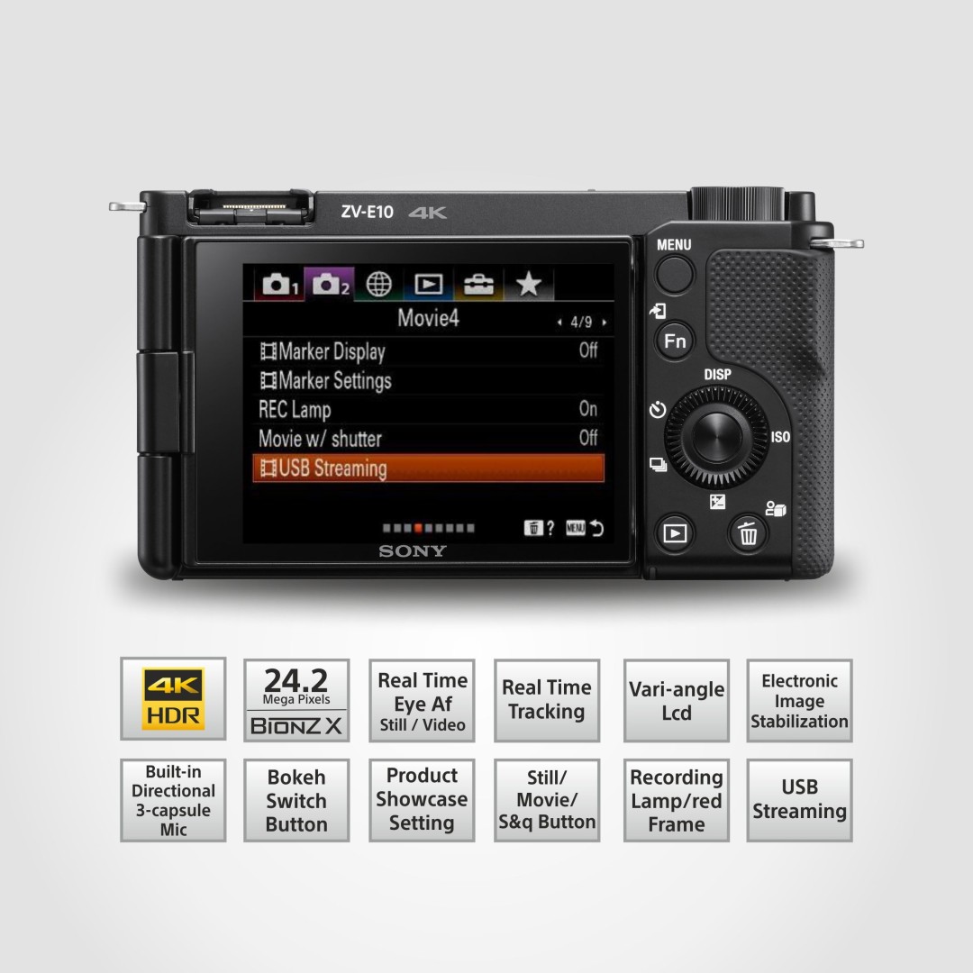 ZV-E10 (Body) Mirrorless Camera