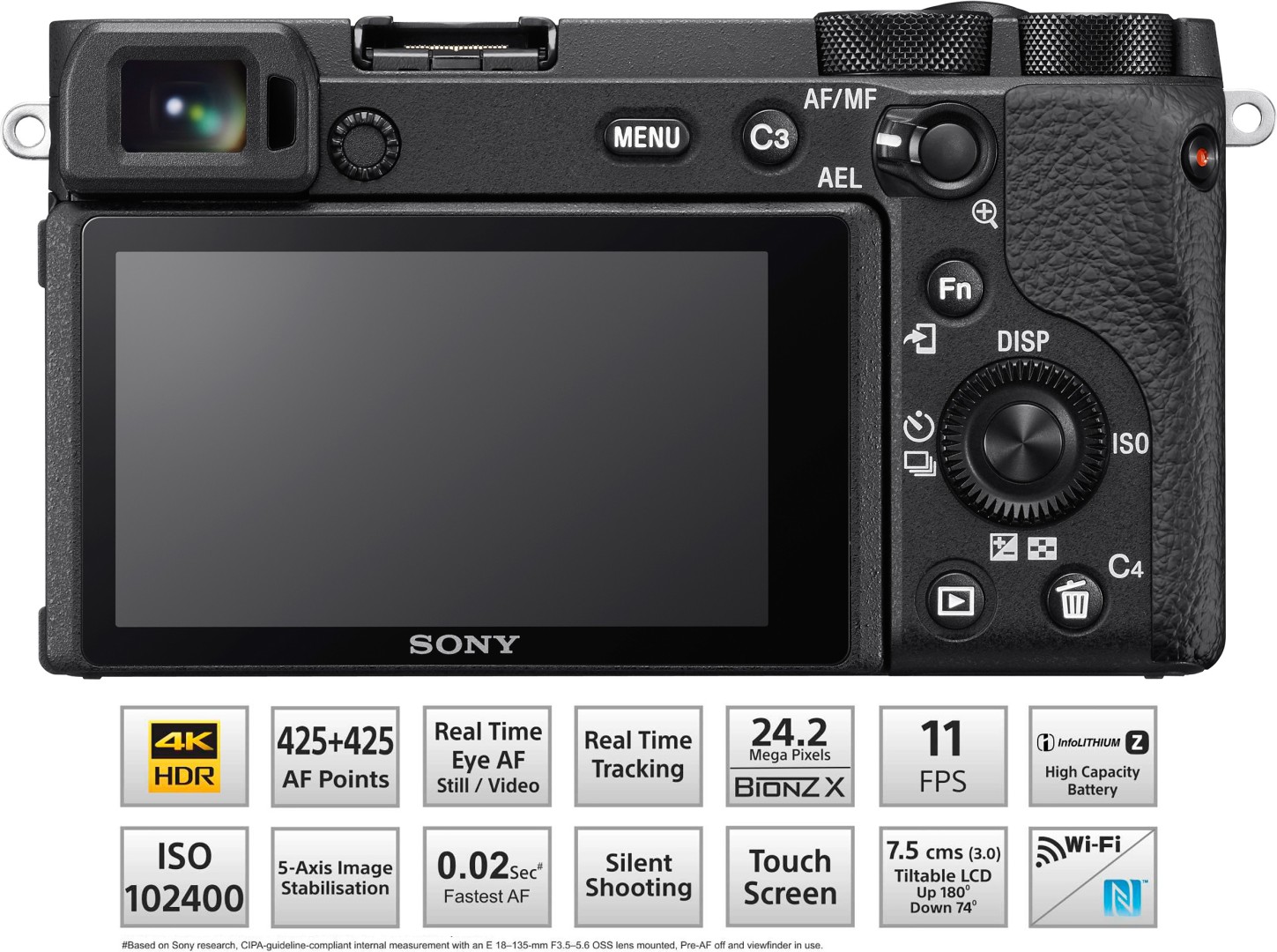 Alpha ILCE-6600 (Body) Mirrorless Camera