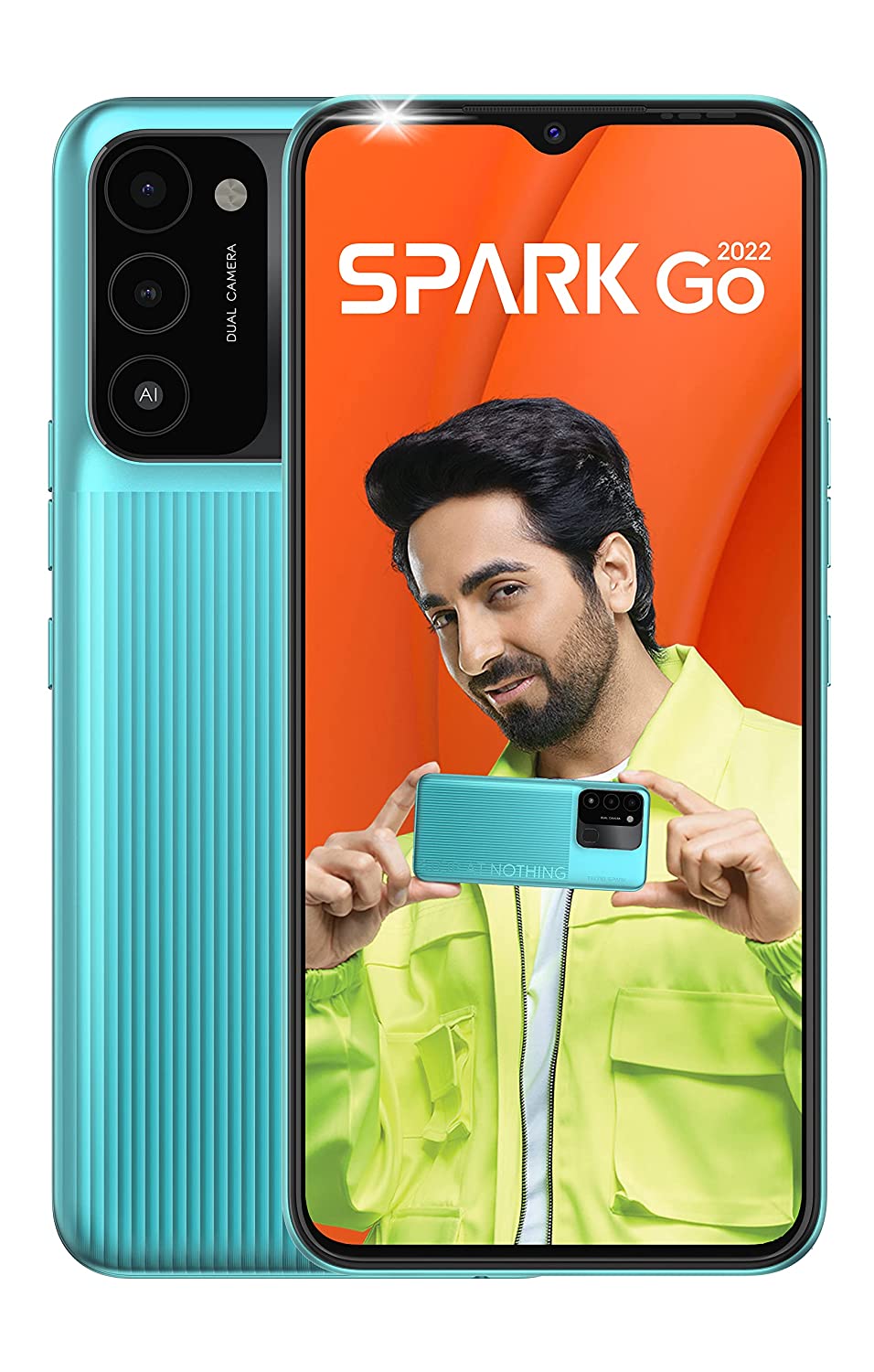 Spark Go 2022 2 GB RAM 32 GB Storage Cyan