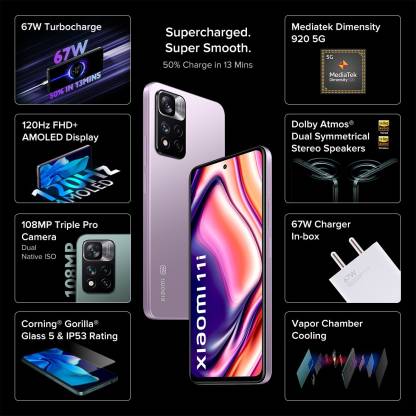 Mi 11i 6 GB RAM 128 GB Storage Purple