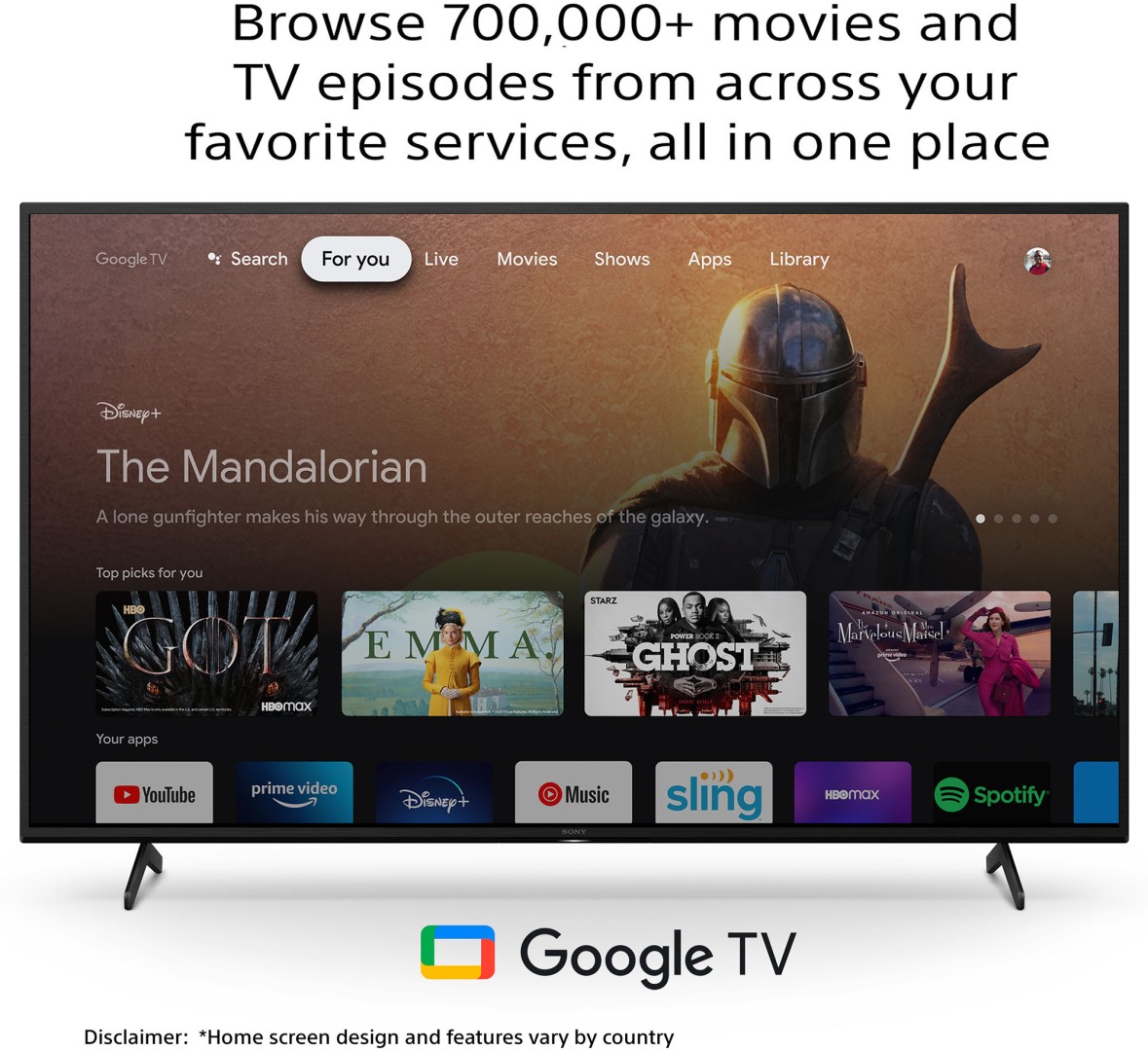 BRAVIA KD-55X74K 4K LED 55 Inch (140 cm) | Smart TV