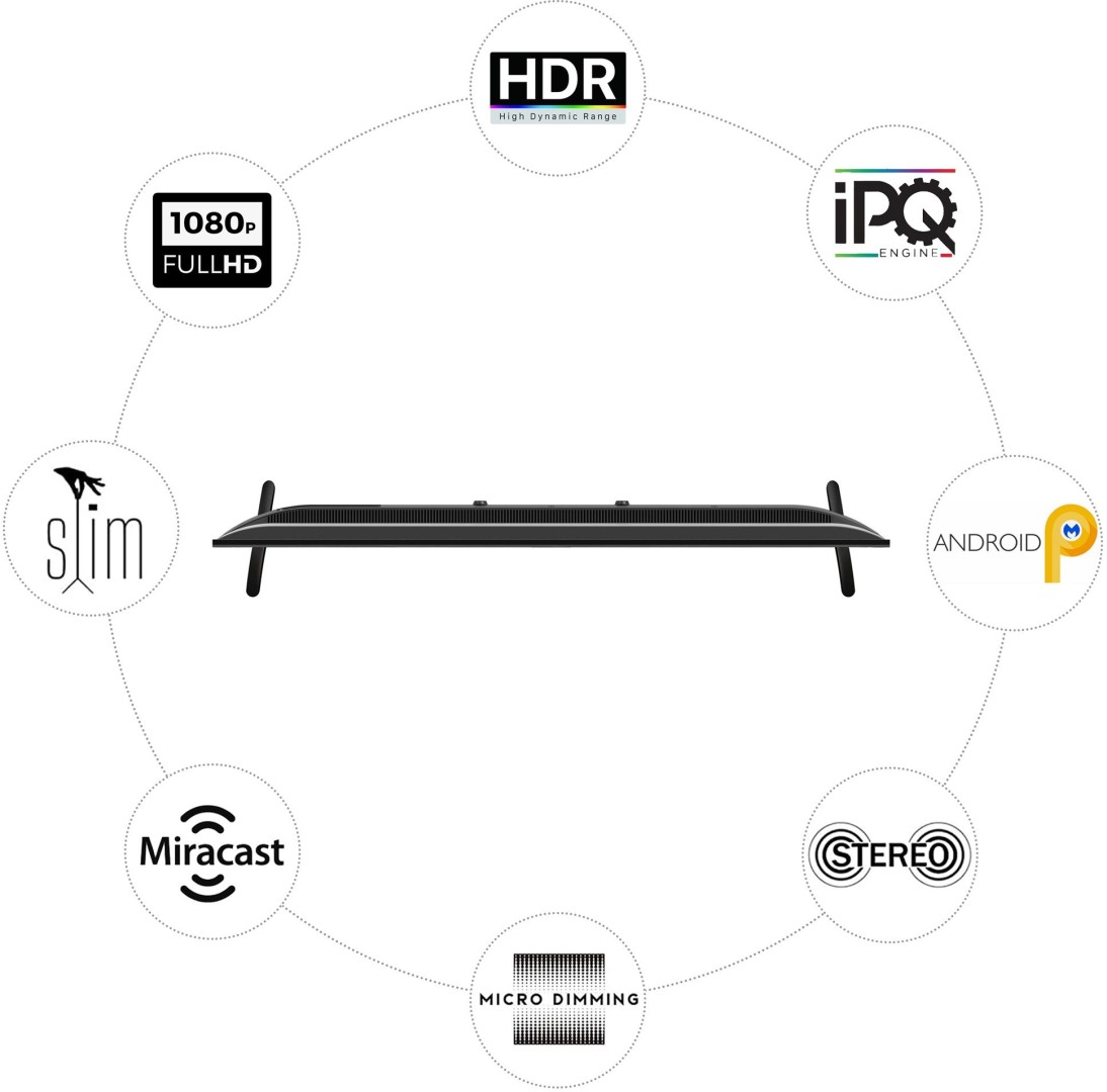 DY-LD43F2S Full HD LED 43 Inch (109 cm) | Smart TV